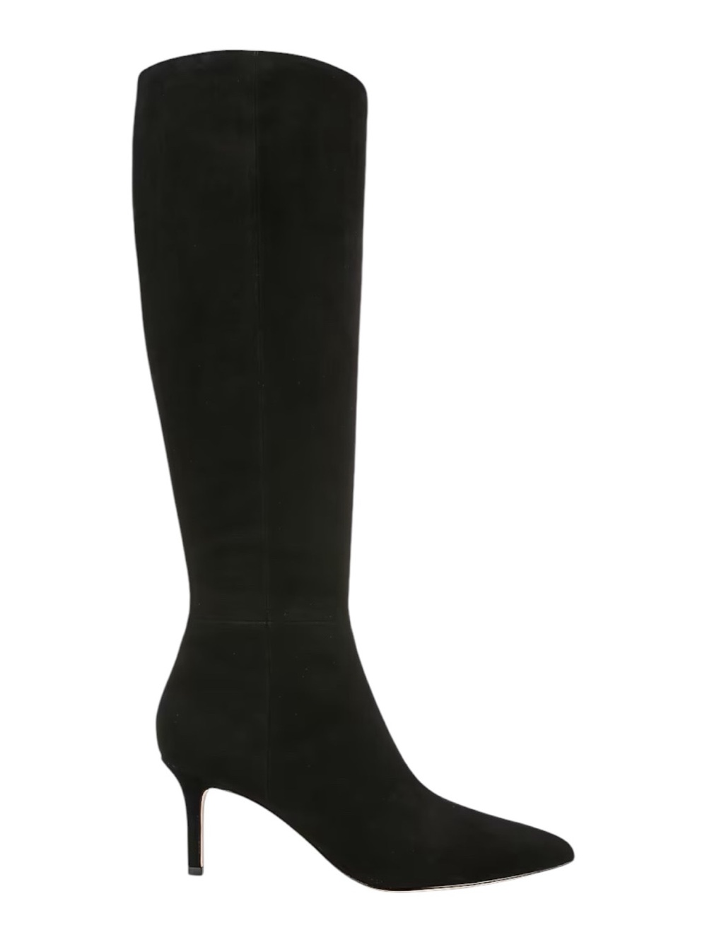 Veronica Beard Lisa Wide Calf Knee High Boots Black Suede 8.5 EU 39 NWOB $695